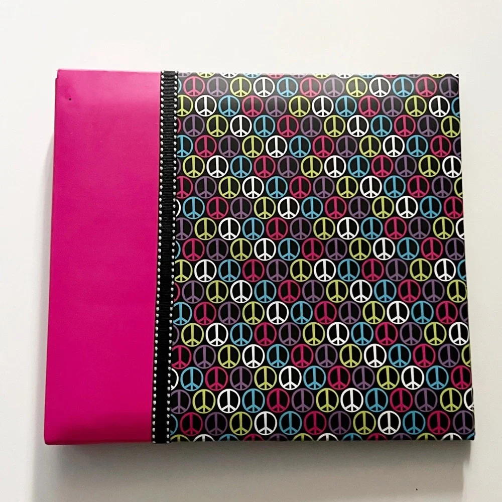 Y2K Pink and Peace Sign Photo Album